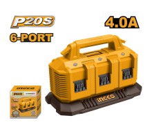 Зарядное устройство INGCO 20V 4.0А 6 портов
