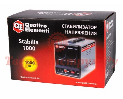 Стабилизатор напряжения QUATTRO ELEMENTI STABILIA 1000