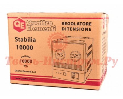 Стабилизатор напряжения QUATTRO ELEMENTI STABILIA 10000 Стабилизатор напряжения QUATTRO ELEMENTI STABILIA 10000