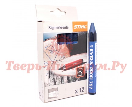 Мелки маркировочные синие STIHL 12 шт Мелки маркировочные синие STIHL 12 шт