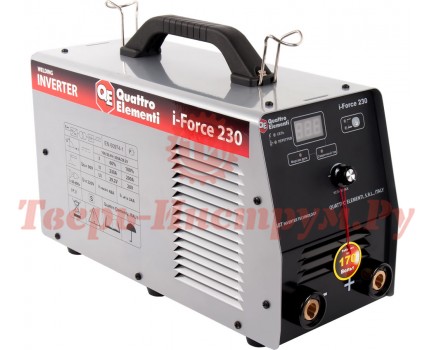 Сварочный инвертор QUATTRO ELEMENTI i-Force 230 Сварочный инвертор QUATTRO ELEMENTI i-Force 230