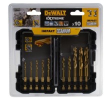 Набор свер по металлу DEWALT Impact TITANIUM Drill Bit 10 шт