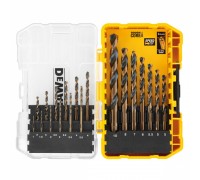 Набор сверл по металлу DEWALT HSS-G 19 шт