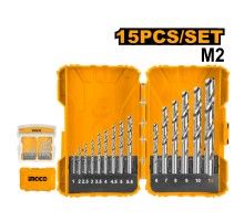 Набор сверл INGCO 15 шт INDUSTRIAL