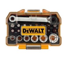 Набор бит и торцевых головок DEWALT HIGH PERFORMANCE 24 шт