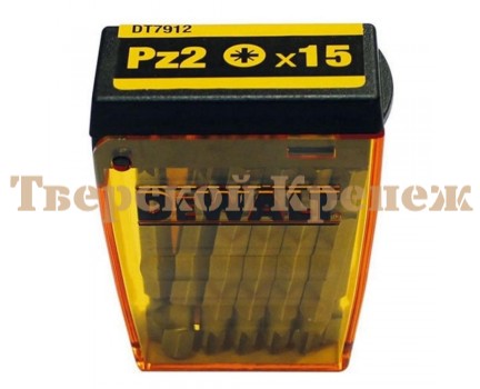 Набор бит DEWALT PZ2х50 15 шт Набор бит DEWALT PZ2х50 15 шт