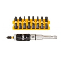 Набор насадок c шарнирным держателем DEWALT 25 мм 10 шт