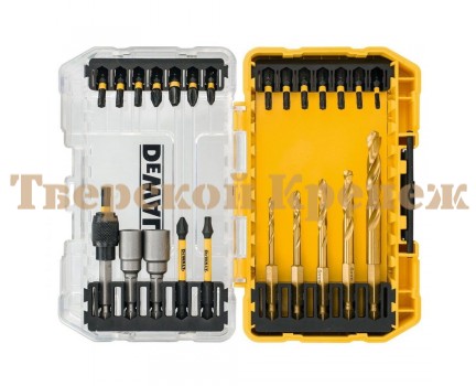 Набор сверл и бит DEWALT FLEXTORQ 25 шт Набор сверл и бит DEWALT FLEXTORQ 25 шт