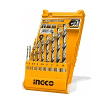 Набор сверл по металлу INGCO 9 шт HSS