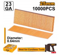 Шпильки для нейлера INGCO 23GA 25 мм 1000 шт