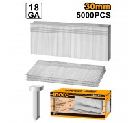 Гвозди для нейлера INGCO GA18 30 мм 5000 шт