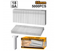 Гвозди для нейлера INGCO GA18 35 мм 5000 шт