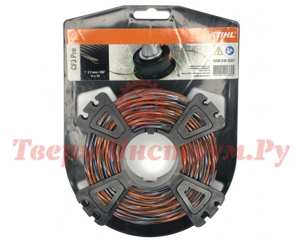 Леска триммерная STIHL Крест CF3 PRO 2.7 мм х 26 м Леска триммерная STIHL Крест CF3 PRO 2.7 мм х 26 м