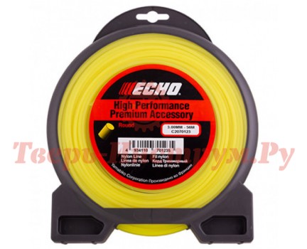 Леска триммерная ECHO Round Line 3.0 56 м Леска триммерная ECHO Round Line 3.0 56 м