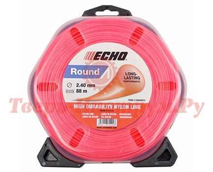 Леска триммерная ECHO Round Line 2.4 88 м Леска триммерная ECHO Round Line 2.4 88 м