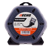 Леска триммерная ECHO Black Diamond Line 2.7 10 м