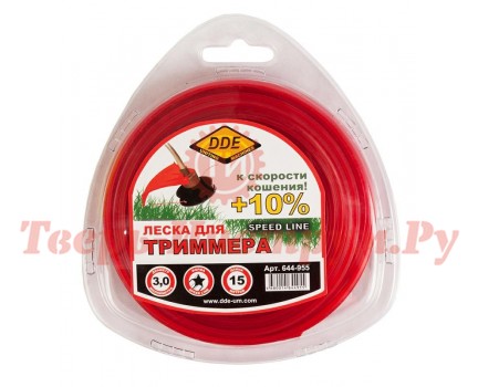 Леска триммерная DDE SPEED LINE 3.0 15 м Леска триммерная DDE SPEED LINE 3.0 15 м