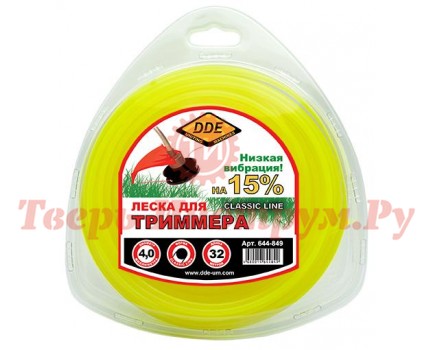 Леска триммерная DDE CLASSIC LINE 4.0 32 м