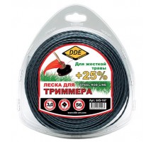 Леска триммерная DDE STEEL ROD LINE 3.0 56 м