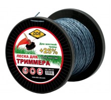 Леска триммерная DDE STEEL ROD LINE 2.0 126 м