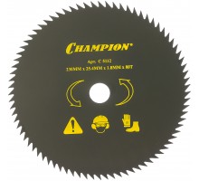 Нож для мотокосы CHAMPION 230х1.8х25.4 80 зубов