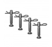 Болт срезной для шнека со шплинтом 6х37 мм 4 шт