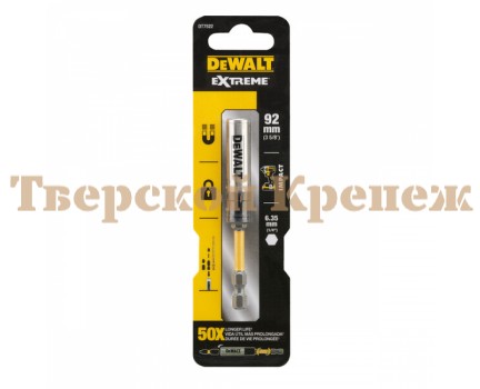 Держатель для бит DEWALT IMPACT TORSION 1/4" 92 мм Держатель для бит DEWALT IMPACT TORSION 1/4" 92 мм