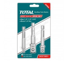 Адаптер торцевых головок TOTAL 1/4", 3/8", 1/2"