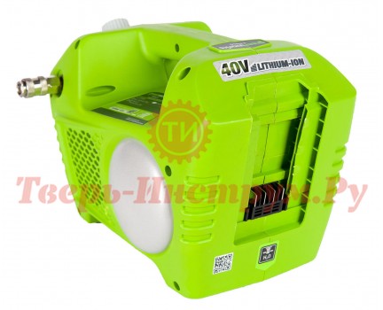 Аккумуляторный компрессор GREENWORKS G40AC Аккумуляторный компрессор GREENWORKS G40AC
