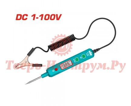 Автомобильный тестер TOTAL THT417506 1-100V Автомобильный тестер TOTAL THT417506 1-100V