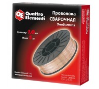 Проволока сварочная QUATTRO ELEMENTI 1.0 мм 5 кг