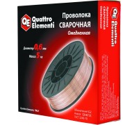 Проволока сварочная QUATTRO ELEMENTI 0.6 мм 5 кг