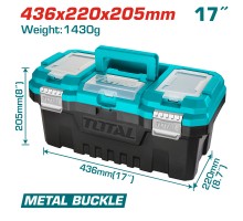 Ящик инструментальный TOTAL 436х220х205 мм