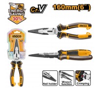 Тонкогубцы INGCO 160 мм