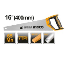 Ножовка по дереву INGCO 400 мм
