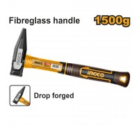 Молоток с фиберглассовой ручкой INGCO 1500 гр