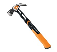 Молоток столярный с гвоздодером FISKARS 560 гр