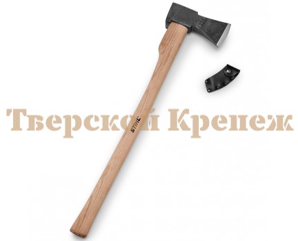 Топор с деревянной ручкой ручная ковка STIHL 2750 гр