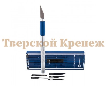 Нож для художественных работ КОБАЛЬТ 6 шт кейс