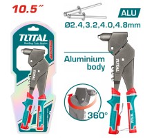 Заклепочник поворотный TOTAL 360° 260 мм