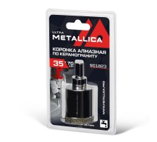 Коронка алмазная по керамограниту METALLICA Ultra 35х70 мм