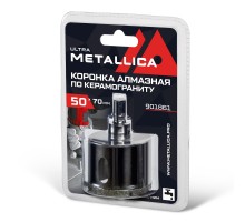 Коронка алмазная по керамограниту METALLICA Ultra 50х70 мм