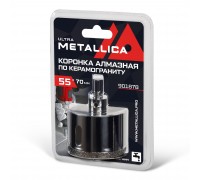 Коронка алмазная по керамограниту METALLICA Ultra 55х70 мм