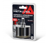 Коронка алмазная по керамограниту METALLICA Ultra 60х70 мм