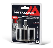 Коронка алмазная по керамограниту METALLICA Ultra 65х70 мм