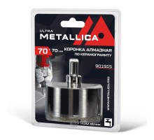Коронка алмазная по керамограниту METALLICA Ultra 70х70 мм