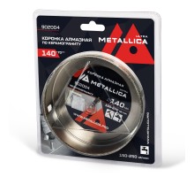 Коронка алмазная по керамограниту METALLICA Ultra 140х70 мм
