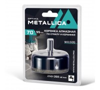 Коронка по стеклу и керамике METALLICA Optima 70 мм 1 шт