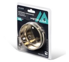 Коронка по стеклу и керамике METALLICA Optima 90 мм 1 шт