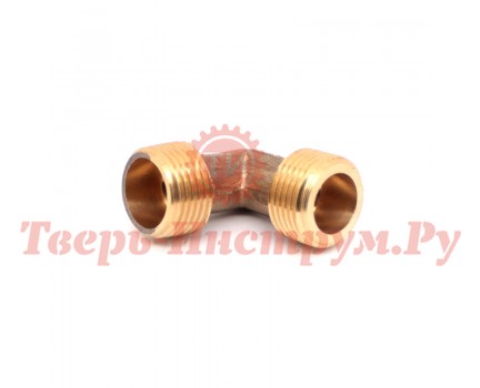 Патрубок уголок компрессора 1/4" <> 1/4"